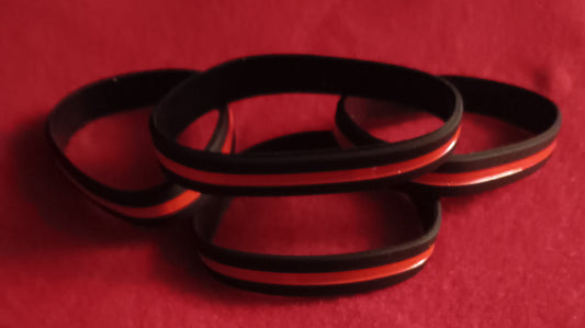Thin Red Line Bracelet