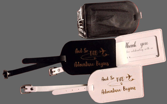 And So The Adventure Begins ~ THANK YOU  Luggage Tags